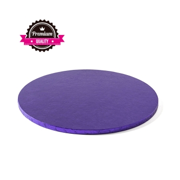 Cake Board Round 30cm (12") / Thickness 12mm - PURPLE